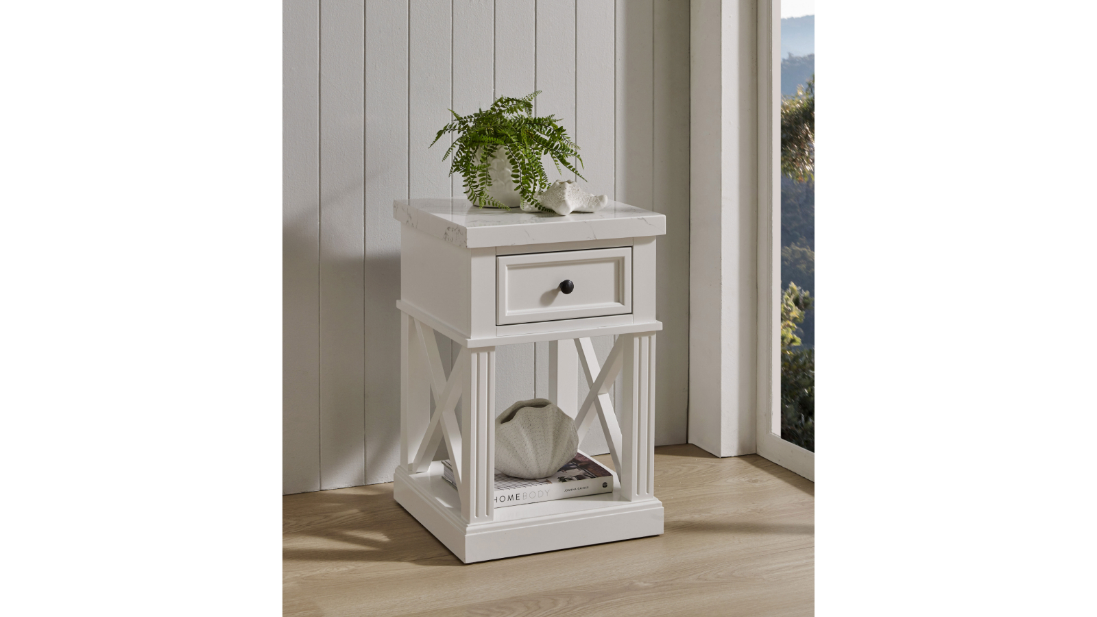 Southport 1-Drawer Bedside Table