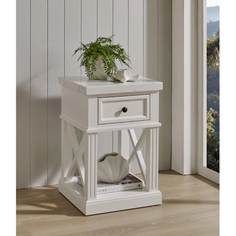 Southport 1-Drawer Bedside Table