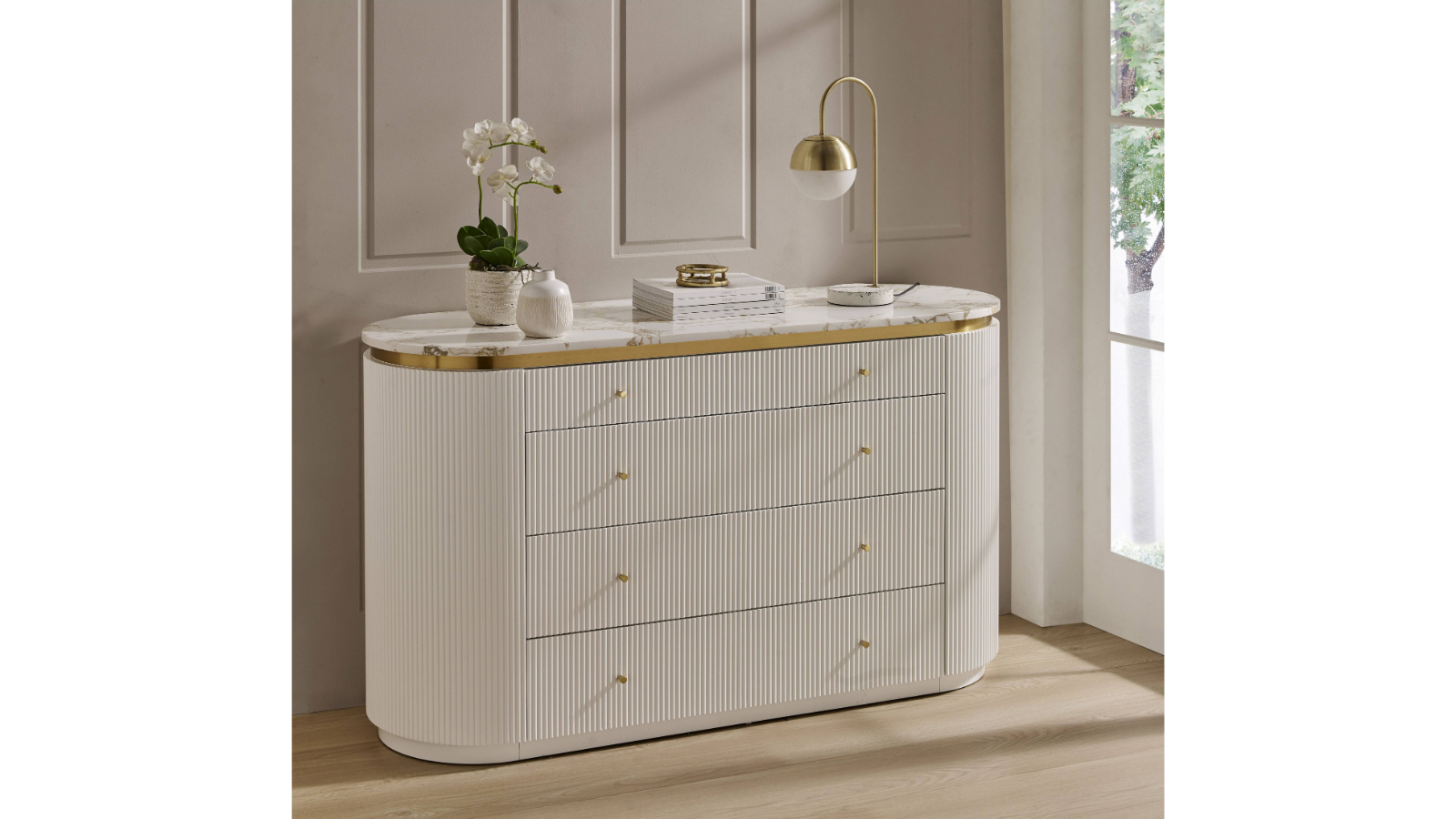 Aurora 4-Drawer Dresser