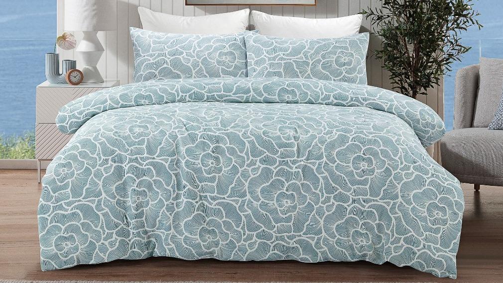 L'Avenue Linora Coast Quilt Cover Set - Double