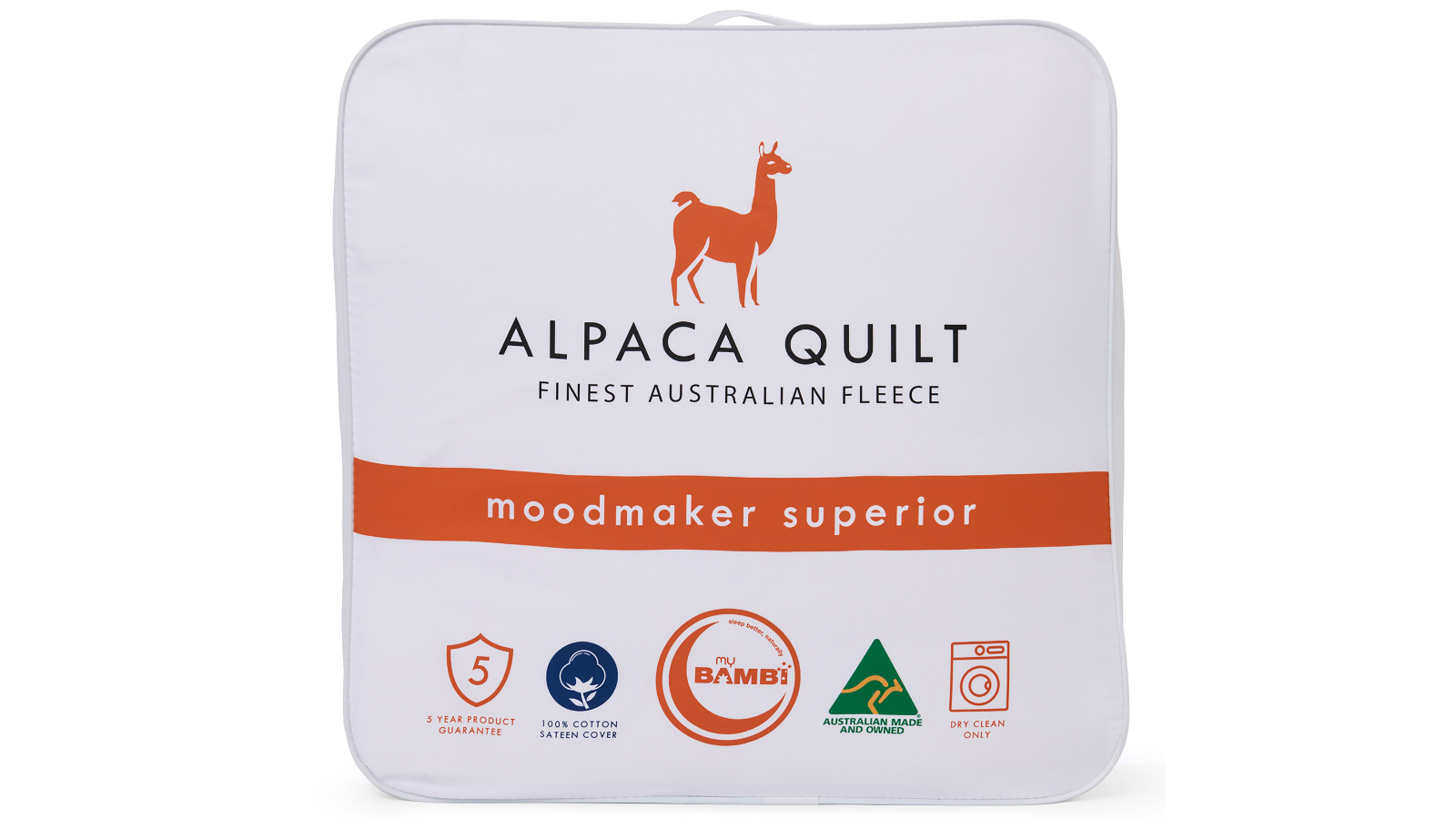 Moodmaker Superior Alpaca Low Loft 300gsm Quilt - Super King