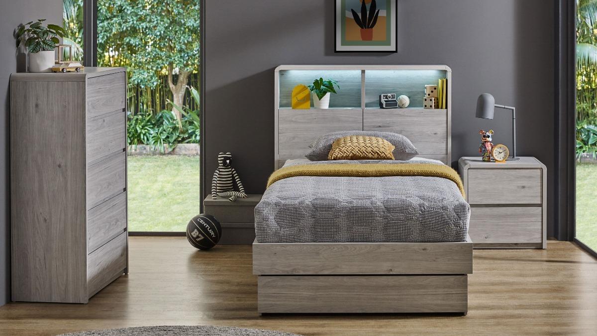 Avalon King Single Front Drawer Bed
