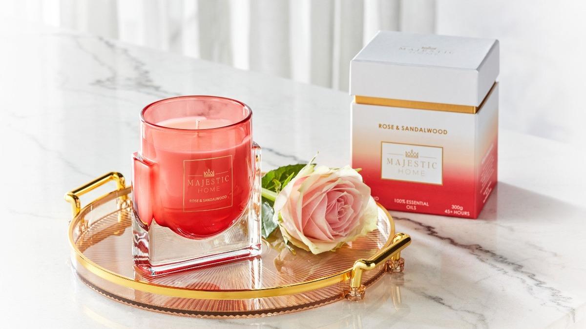 Rose & Sandalwood Candle - Small