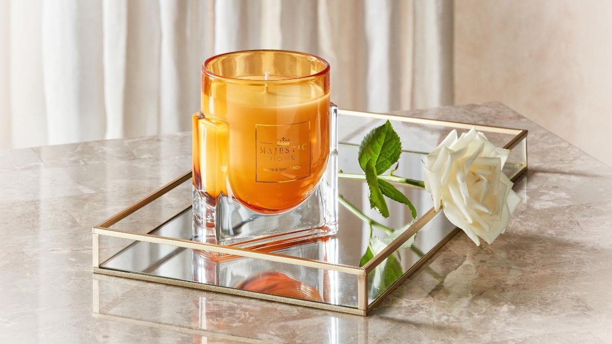 Musk & White Rose Candle - Large