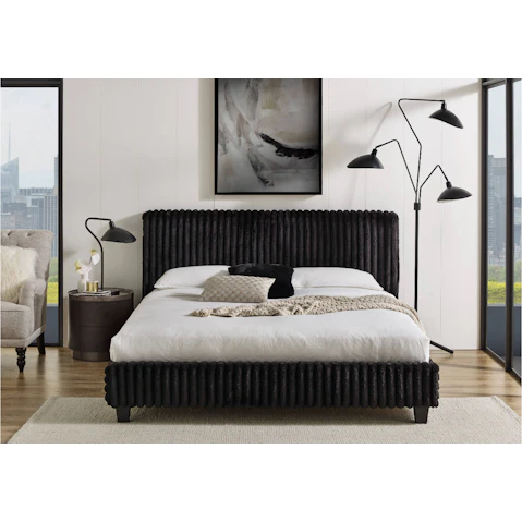 Bajor Black Bed - Queen