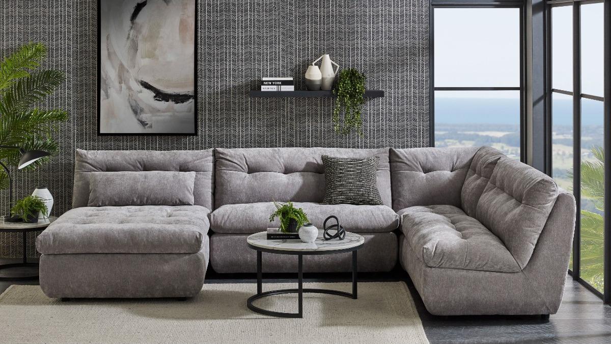 Stratus 4-Piece Modular Sofa with Chaise