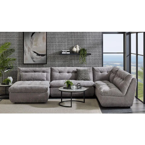 Stratus 4-Piece Modular Sofa with Chaise