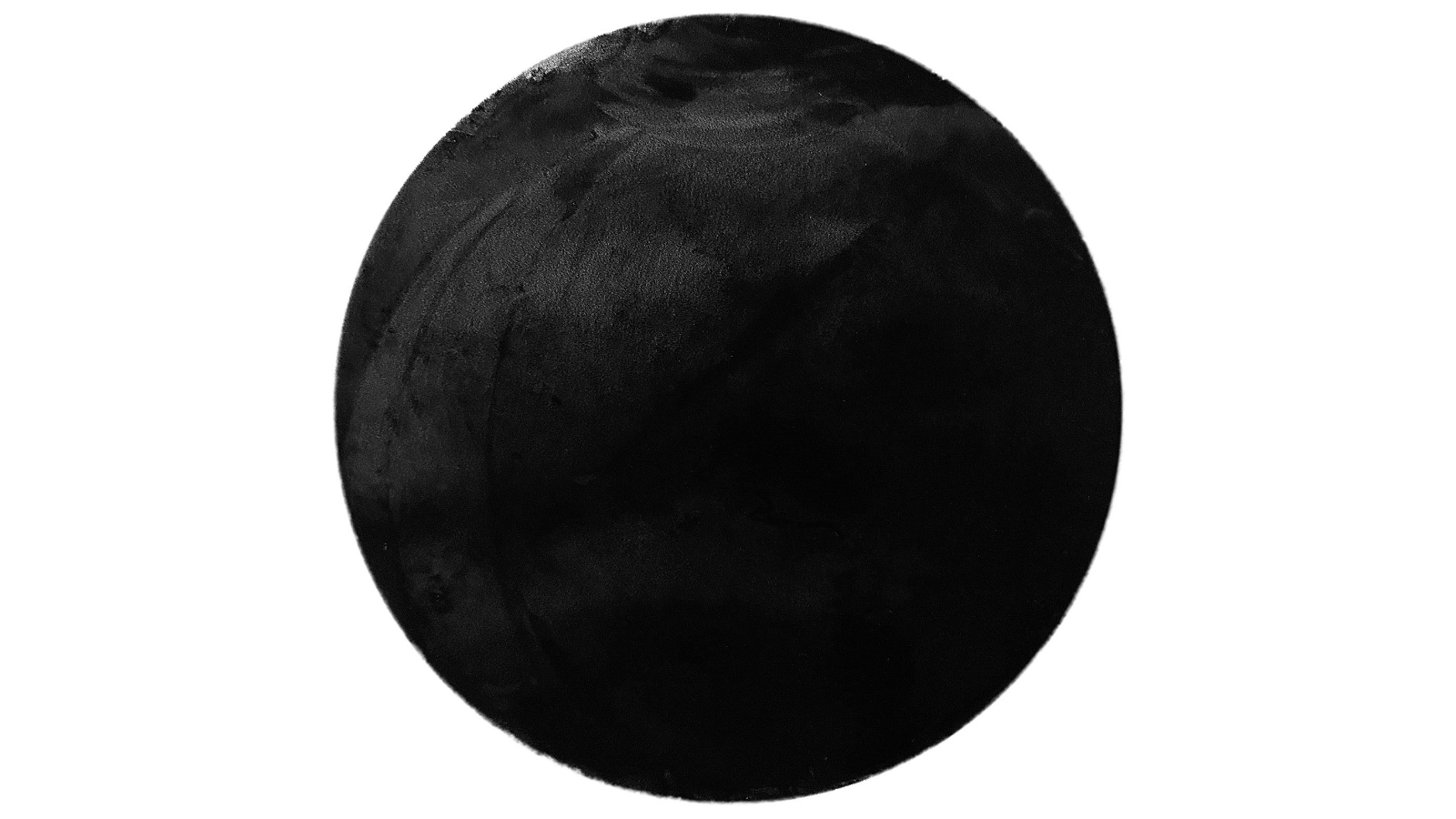 Bambi Round Rug - Black