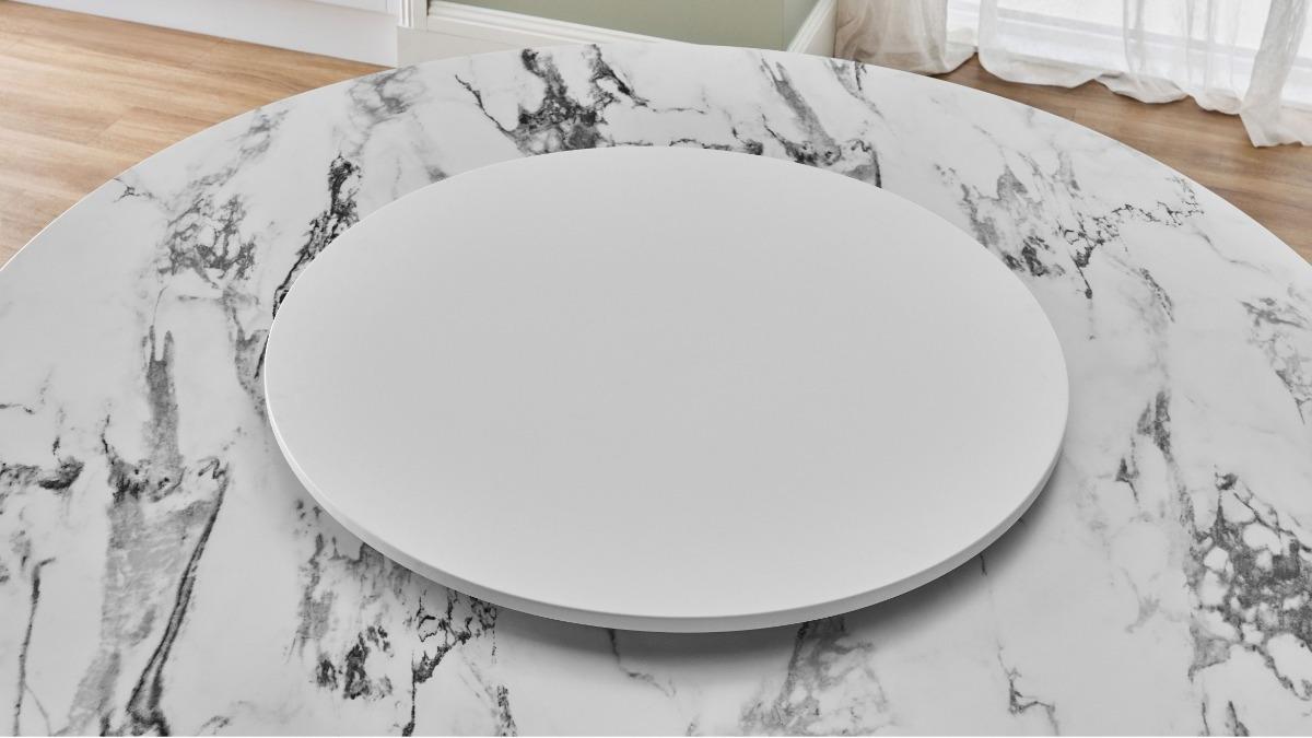 Ariel Lazy Susan - White