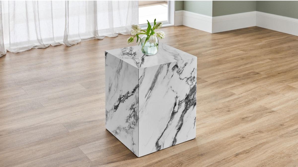 Ariel Lamp Table - Storm