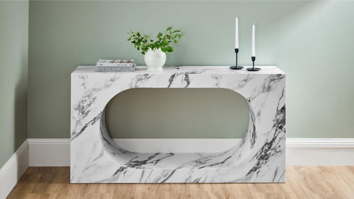 Ariel Console Table - Storm