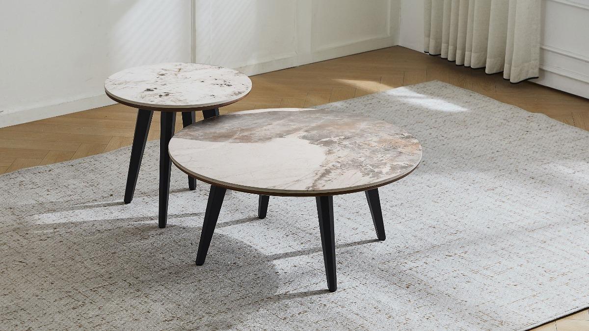 Zanthi 2-Piece Coffee and Lamp Table Nest Set 