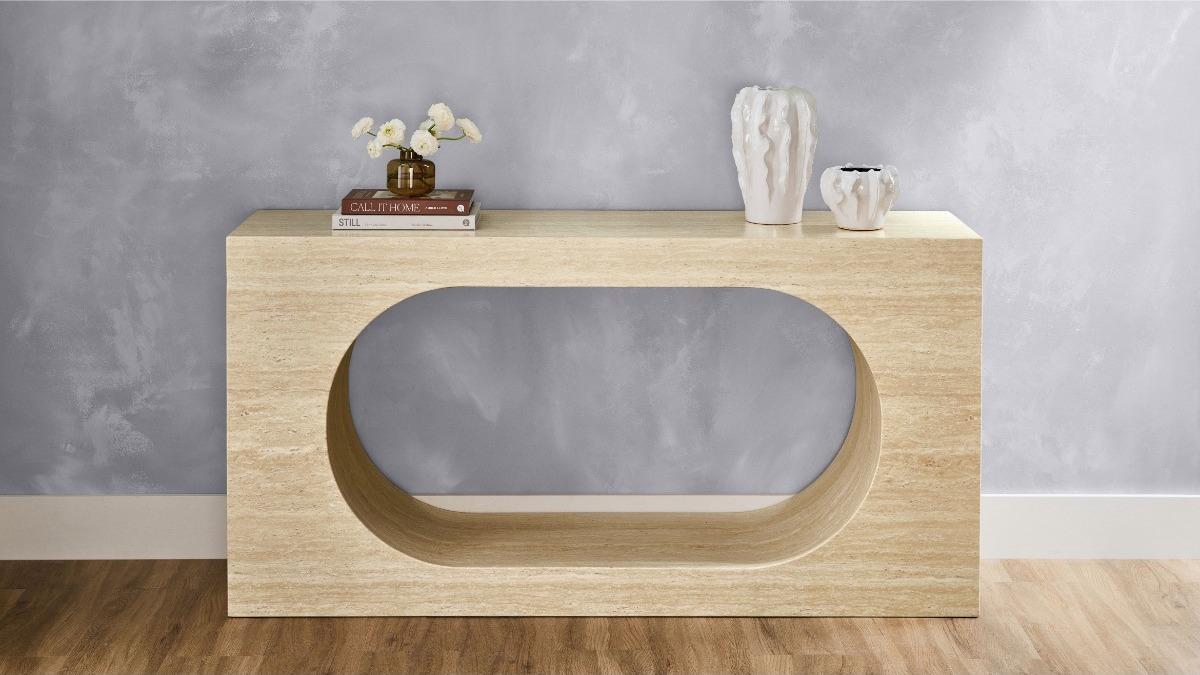 Ariel Console Table - Sand