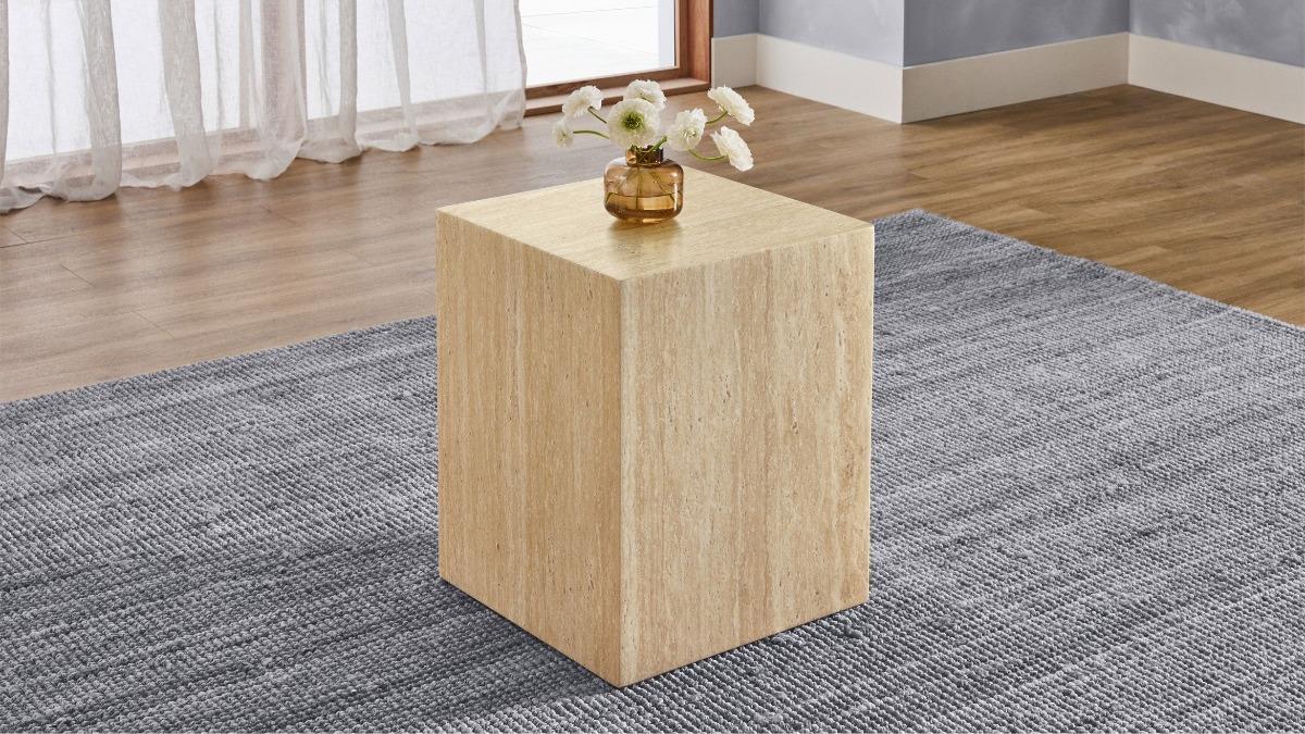 Ariel Lamp Table - Sand