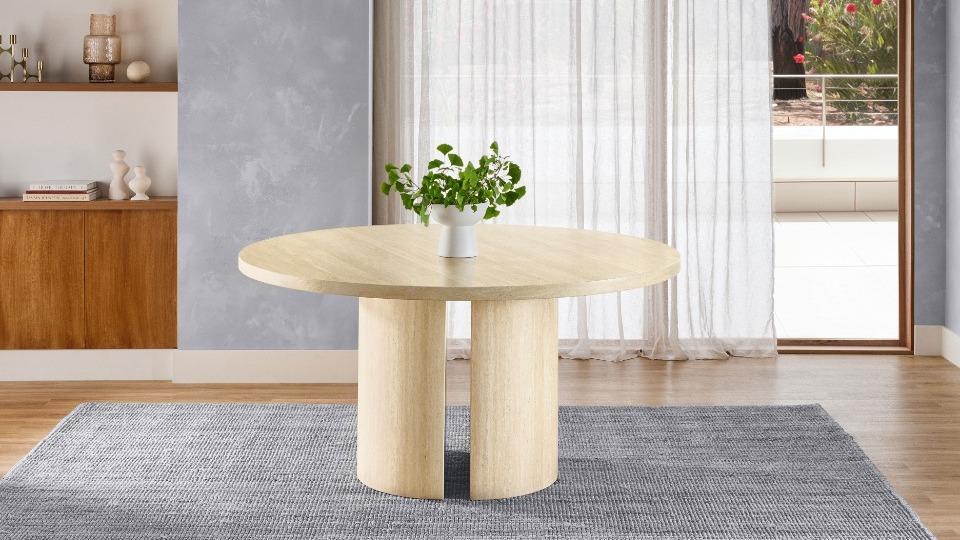 Ariel 150cm Round Dining Table | Harvey Norman
