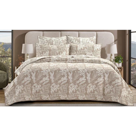 L'Avenue Kakadu Stone Coverlet Set