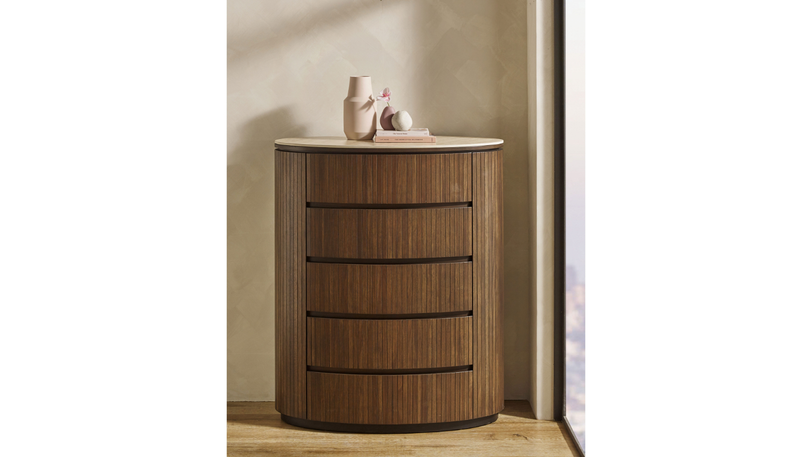 Cleo 5-Drawer Tallboy