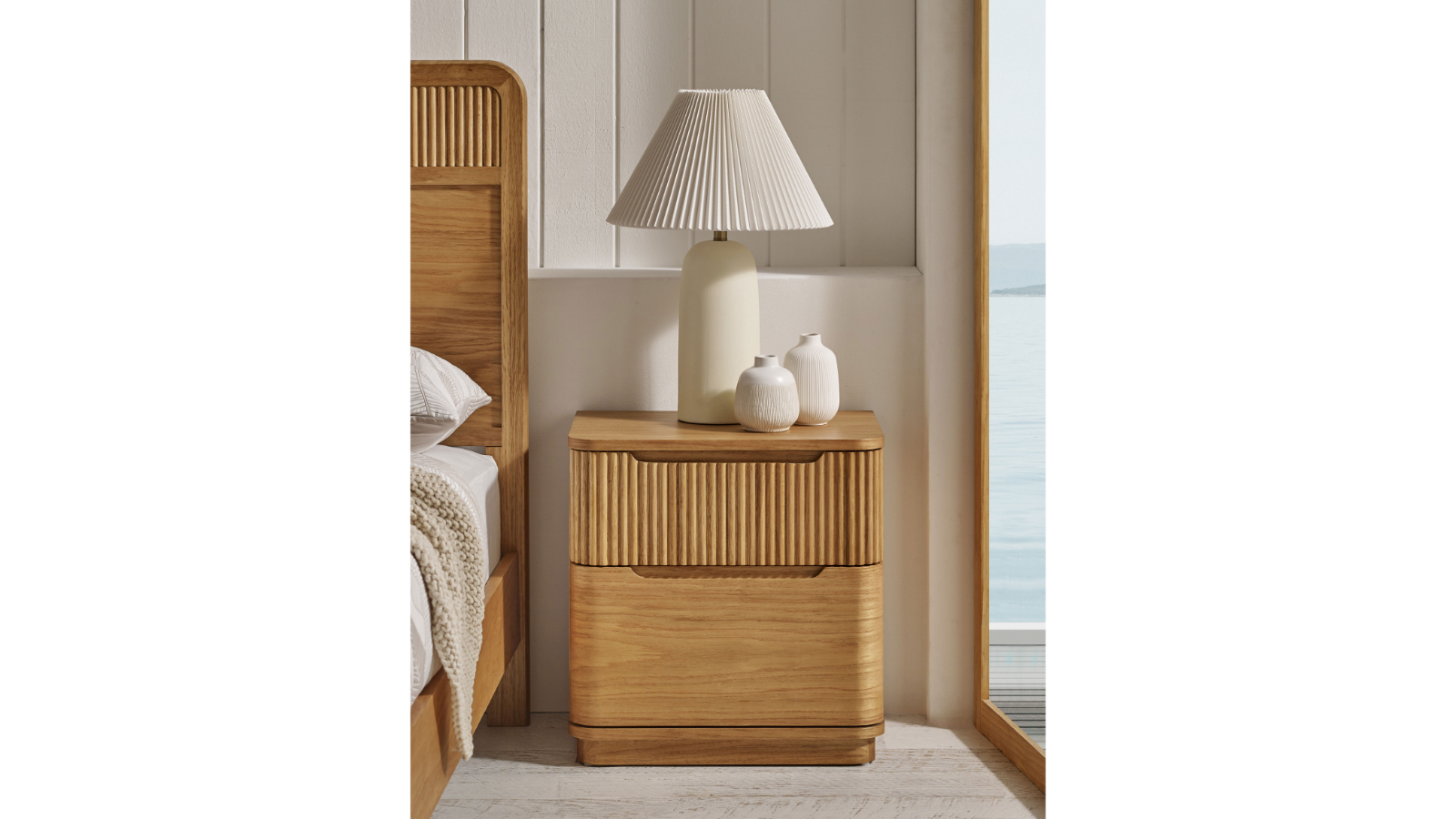Griffin 2-Drawer Bedside Table