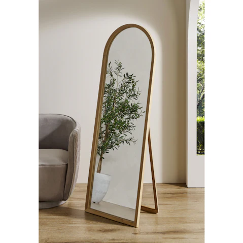 Fresno Cheval Mirror - Natural