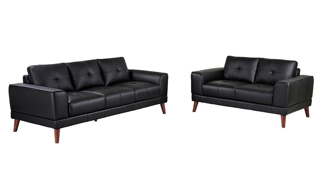 Calista 2-Piece Leather Lounge Suite