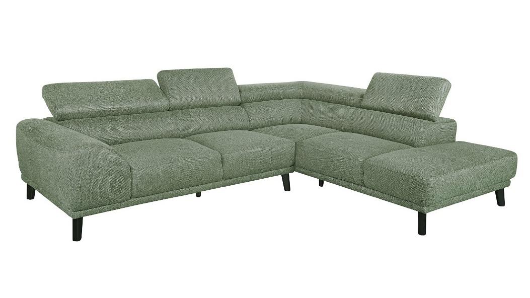 Urban Right-Hand Facing Fabric Corner Lounge Suite - Olive