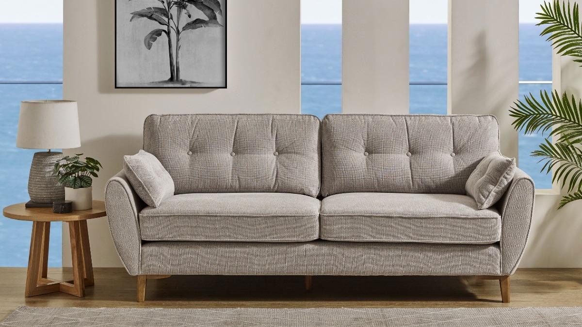 Monza 3-Seater Sofa - Glacier