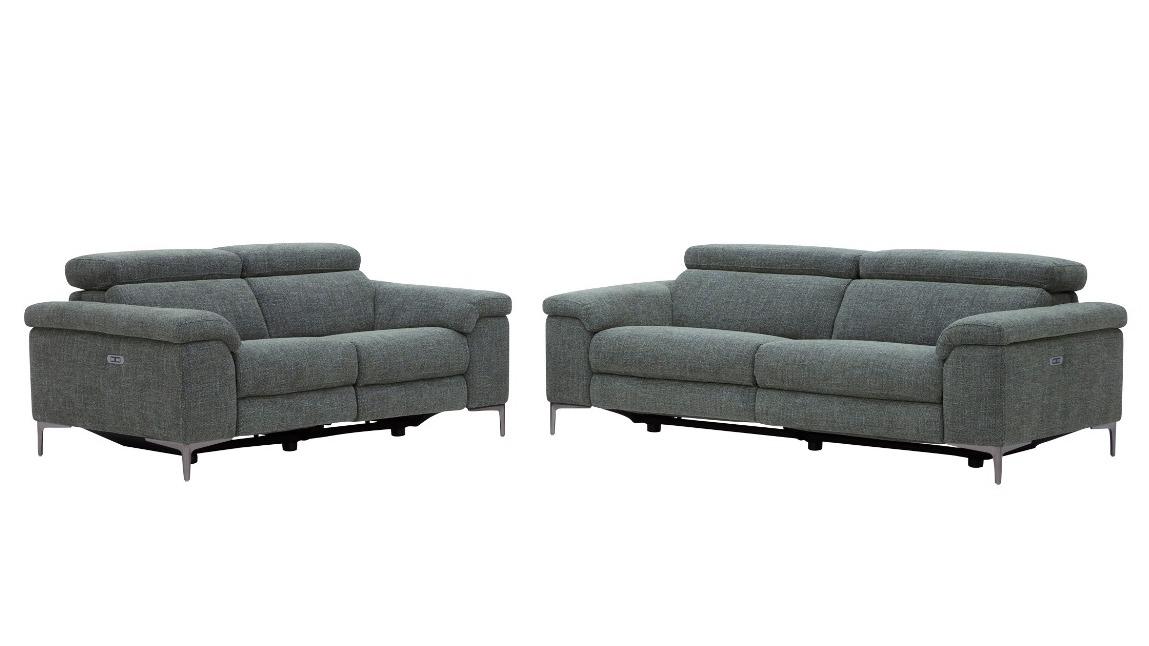 Senna Fabric 2-Piece Recliner Lounge Suite