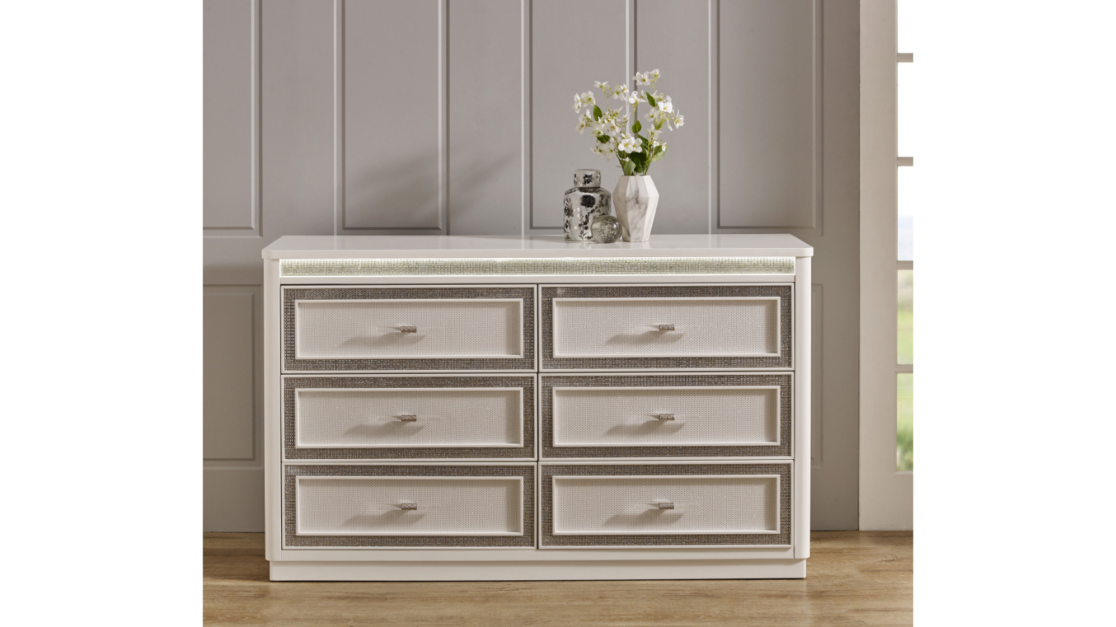 Solitaire 6-Drawer Dresser