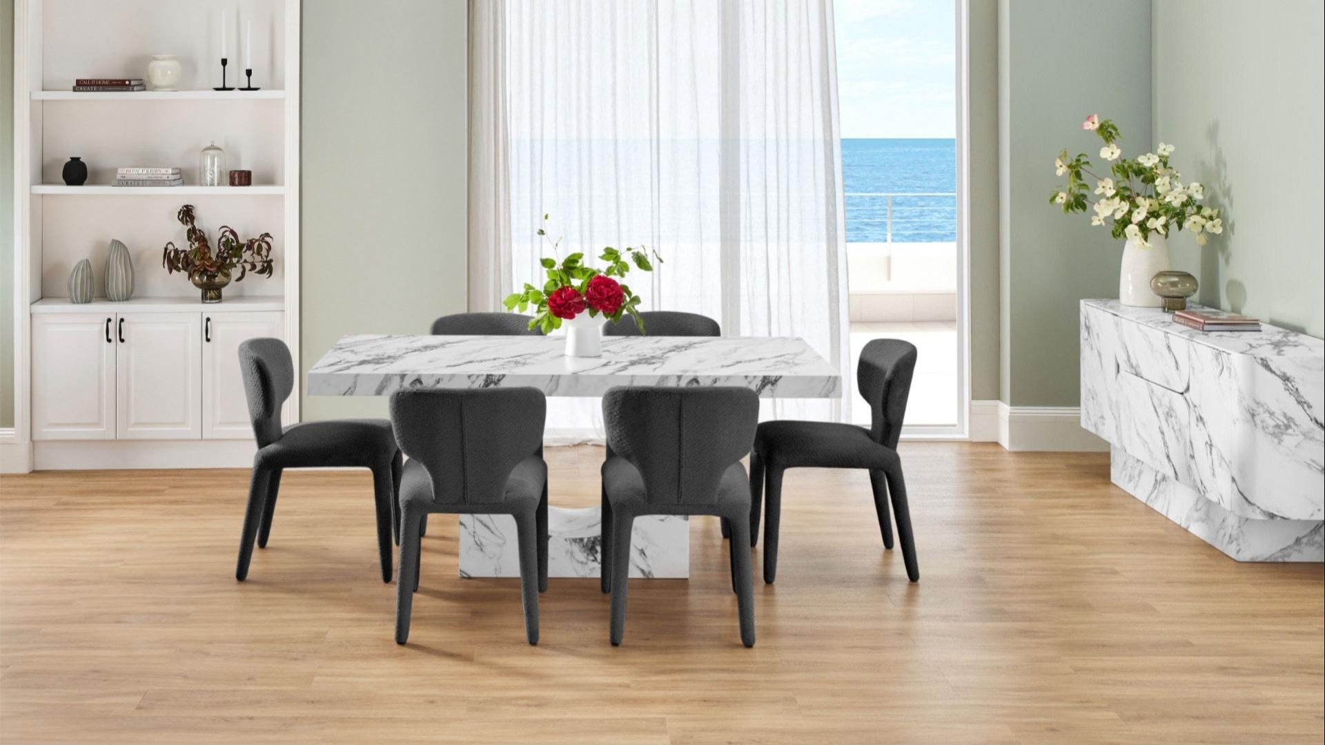 Ariel Rectangular Dining Table Set
