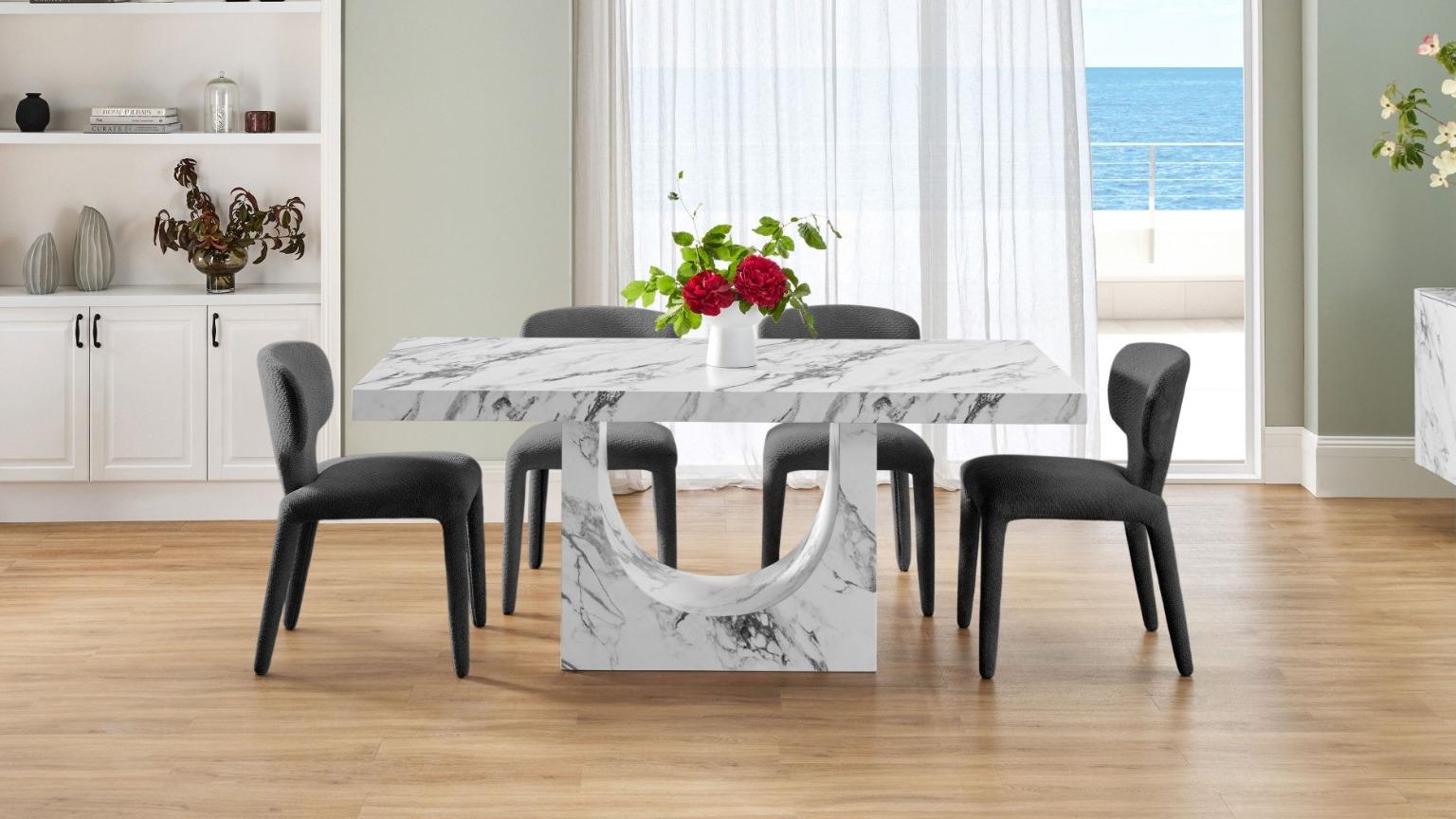 Ariel 180cm Rectangular Dining Table - Storm