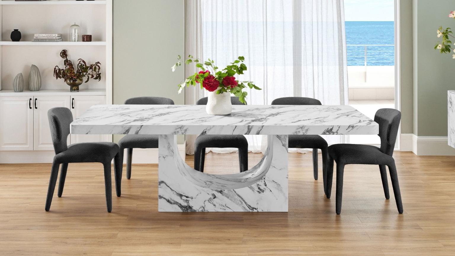 Ariel 240cm Rectangular Dining Table - Storm