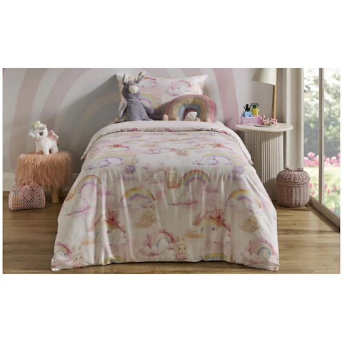 Zizi Rainbow Quilt Cover Set - Queen