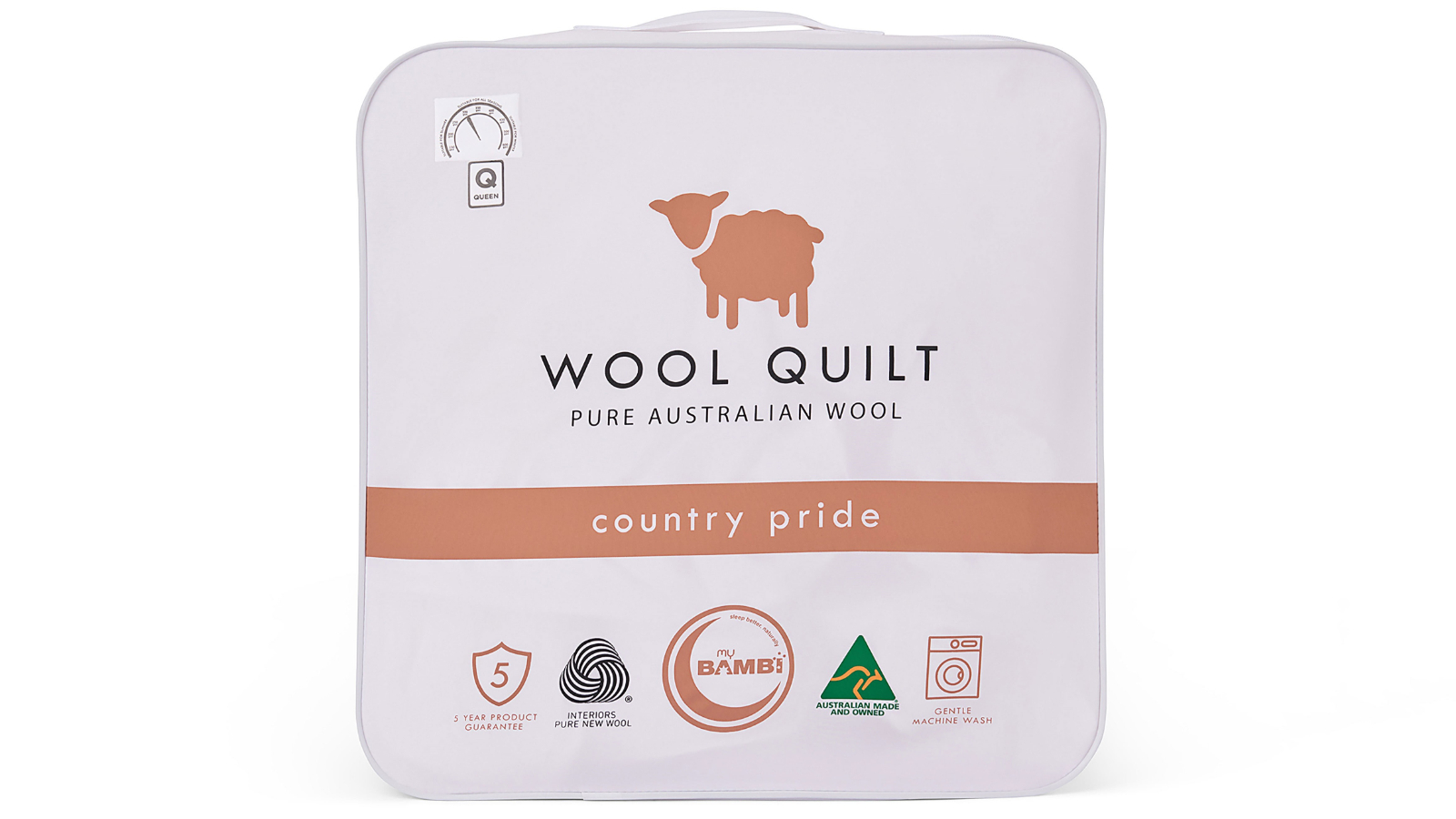 Country Pride High Loft Wool Super King Quilt