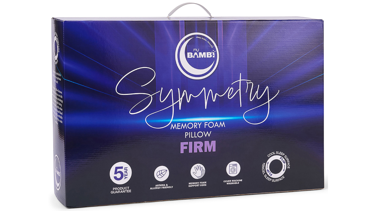 Bambi Symmetry Memory Foam Firm Standard Pillow
