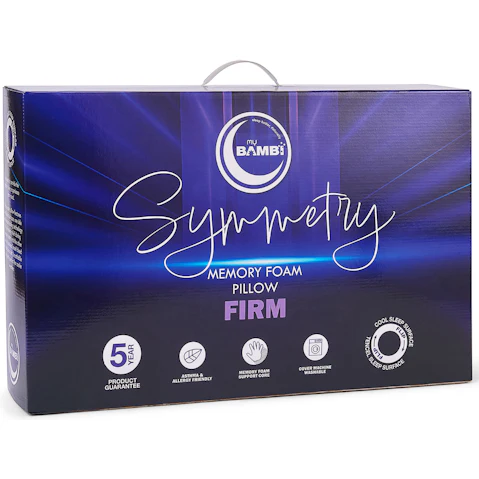 Bambi Symmetry Memory Foam Firm Standard Pillow