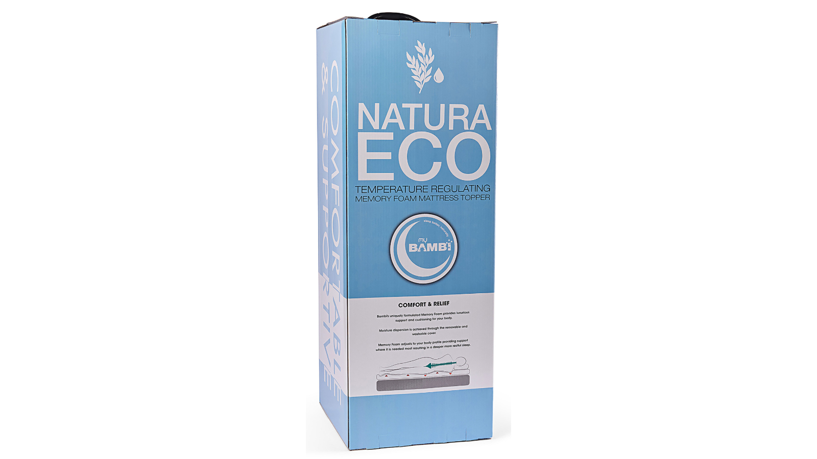Bambi Natura Eco Mattress Topper with Clima Cover - Queen