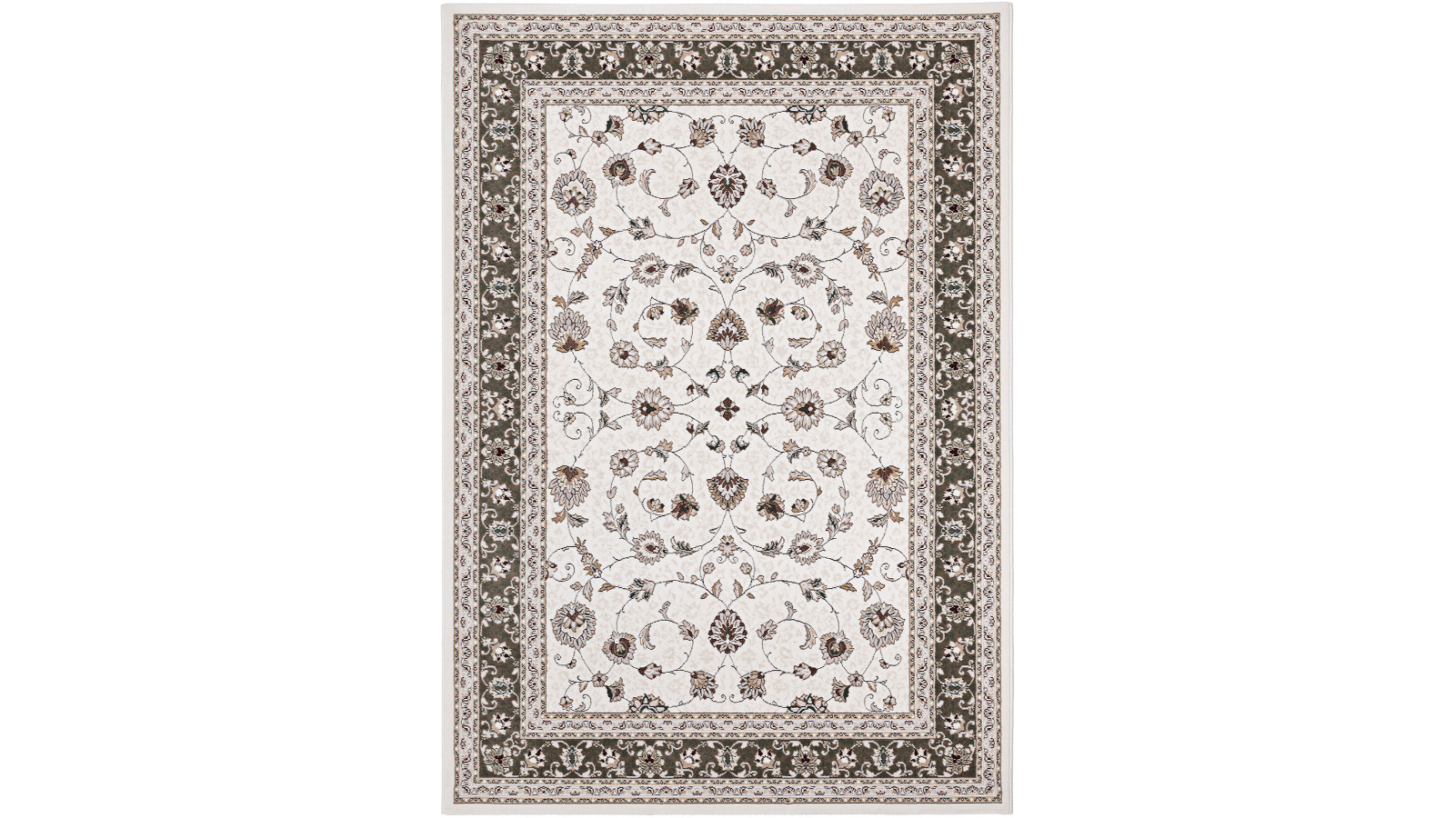 Savannah Ivory Green Rug - Medium