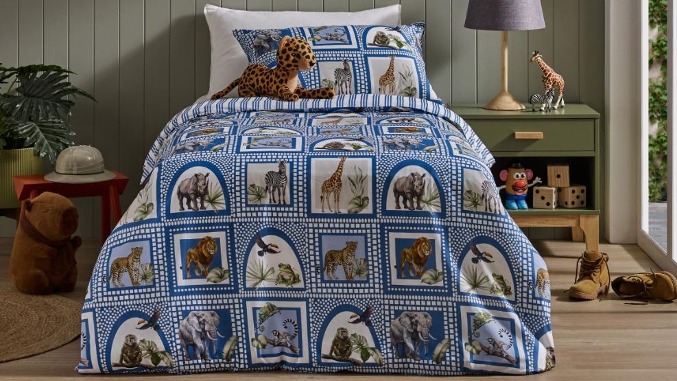 Jungle Hive Quilt Cover Set - Single
