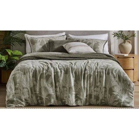 L'Avenue Lifestyle Fitzroy Palm Quilt Cover Set