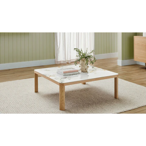 Bianca Square Coffee Table - Natural