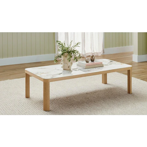 Bianca Rectangular Coffee Table - Natural