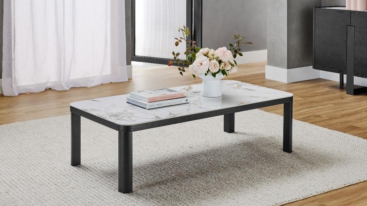 Bianca Rectangular Coffee Table - Black