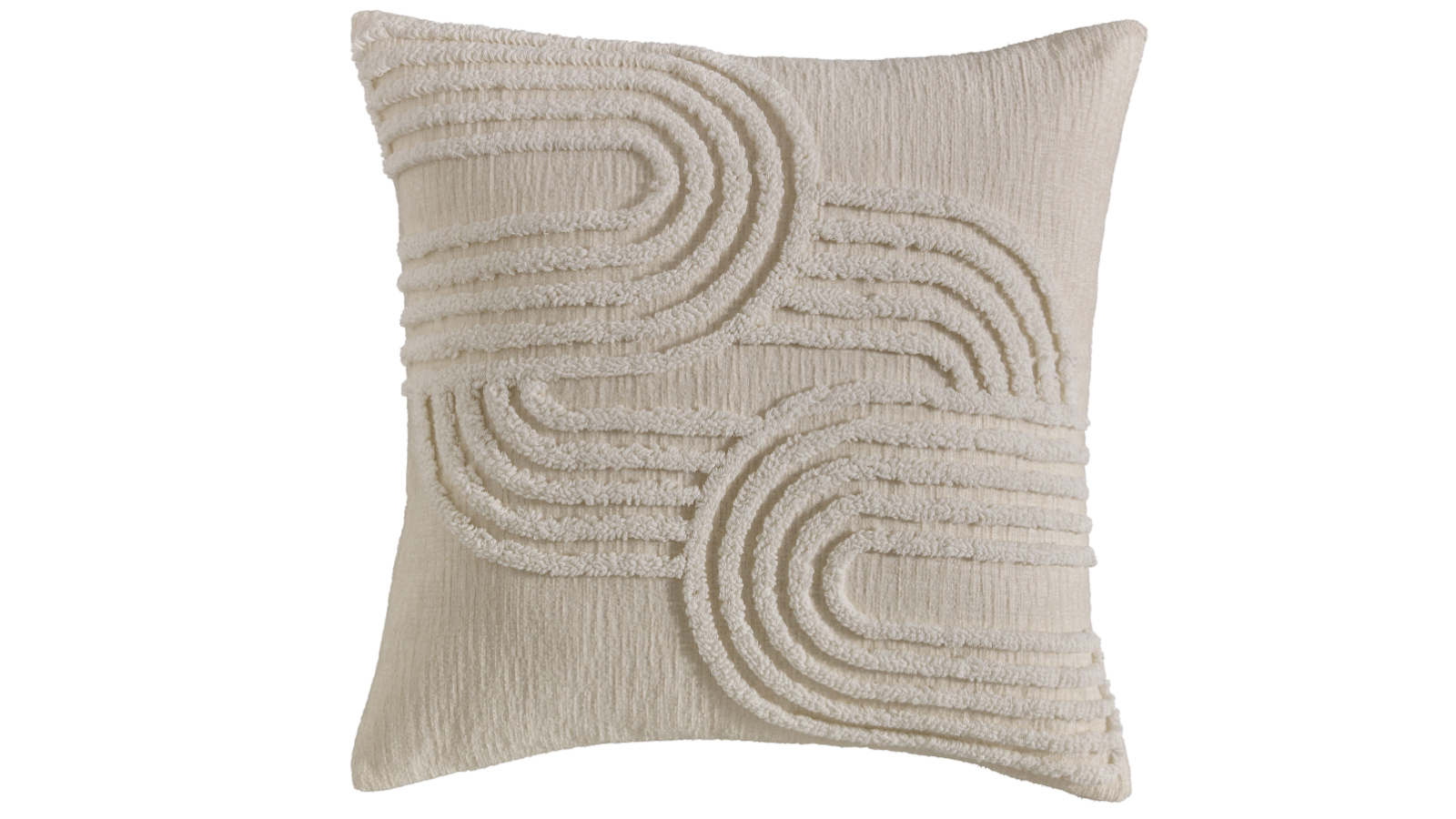 L'Avenue Lifestyle Looma White Square Cushion