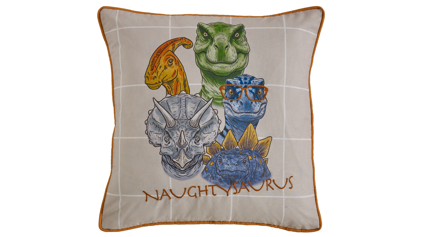Naughtysauras Dino Cushion