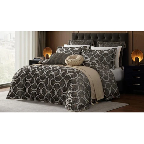 Florentine Gold Quilt Cover Set - Queen