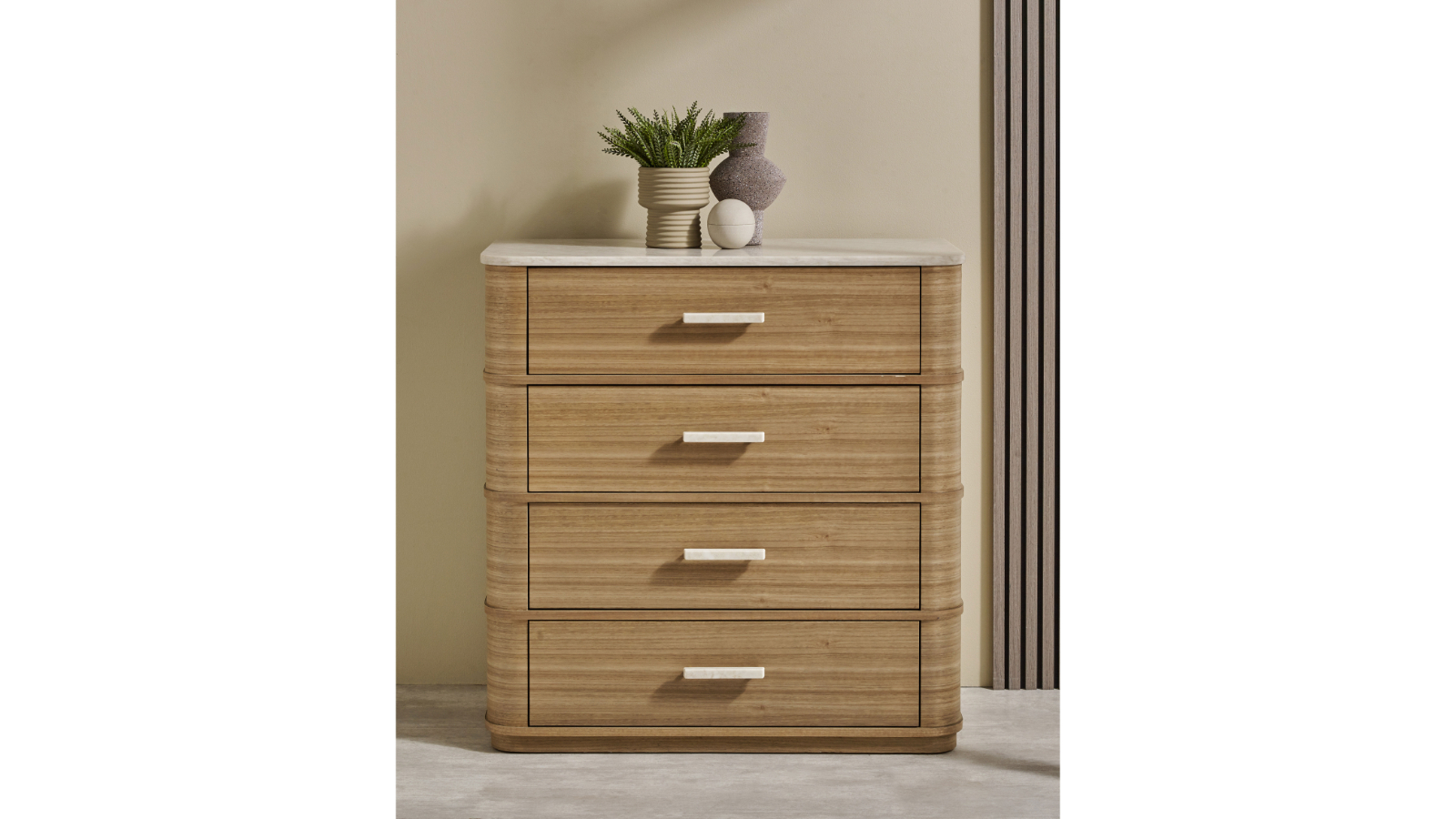 Keira 4-Drawer Tallboy