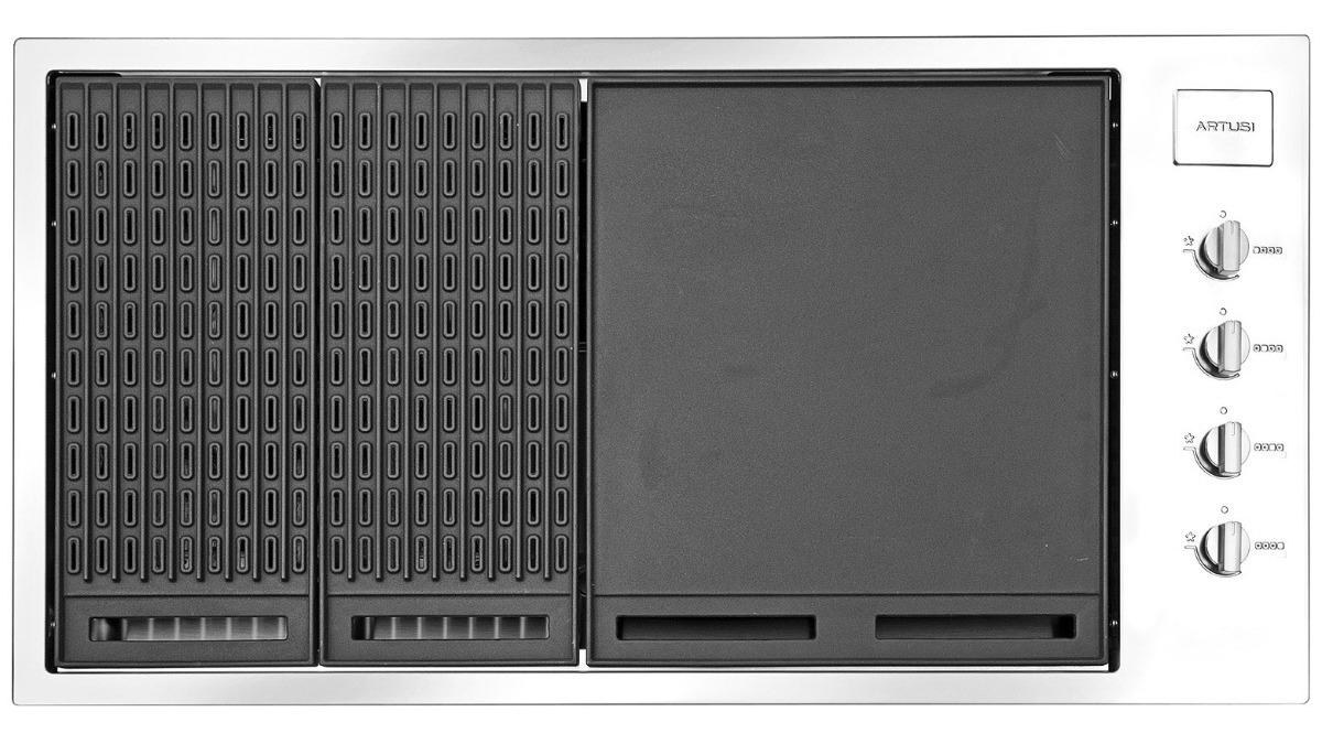 Artusi 4-Burner Built-in BBQ - Stainless Steel | Harvey Norman