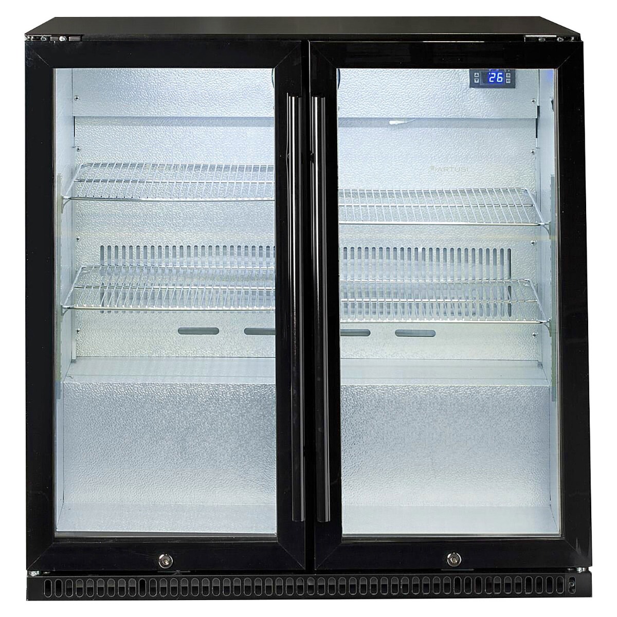 Artusi 2-Door 190L Beverage Cooler - Black