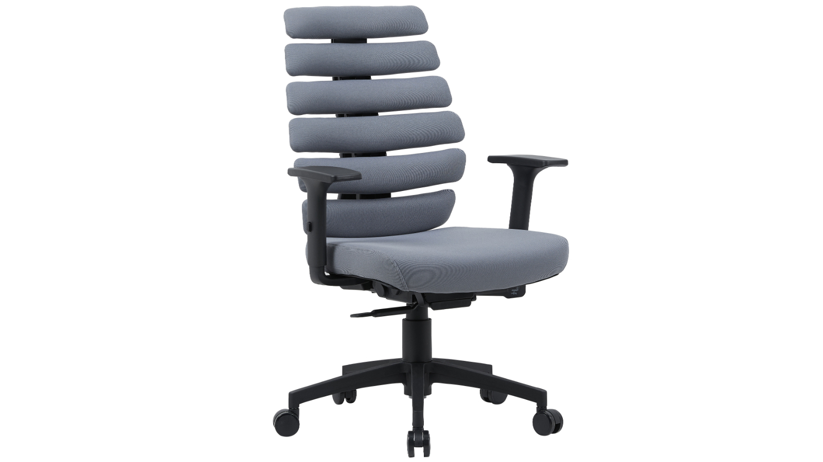 Sana Office Chair with Black Frame - Silver