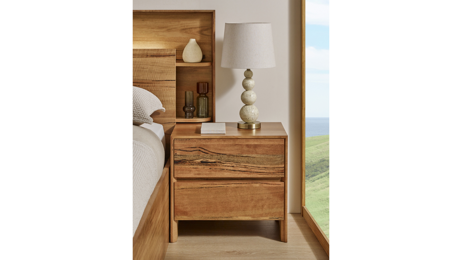 Eris 2-Drawer Bedside Table